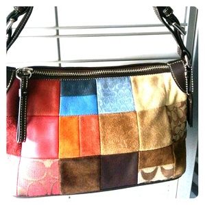 Patchwork Coach handbag